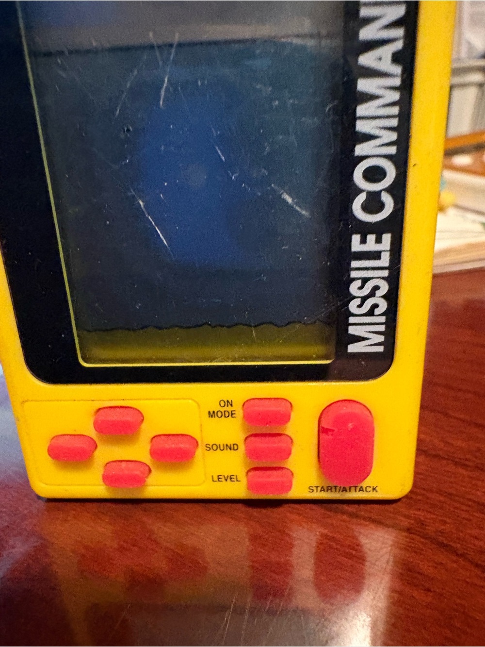 Missile Command Handheld Game - Yellow with Red Controls - Picture 3 of 5